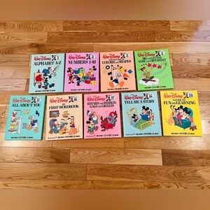 📚Vintage Walt Disney Fun-To-Learn Books 📚